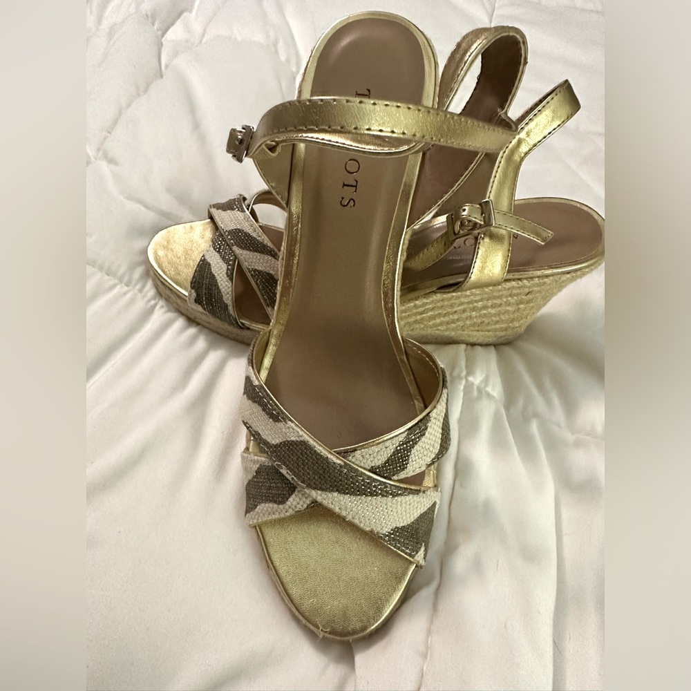 Talbots Animal Print Espadrille